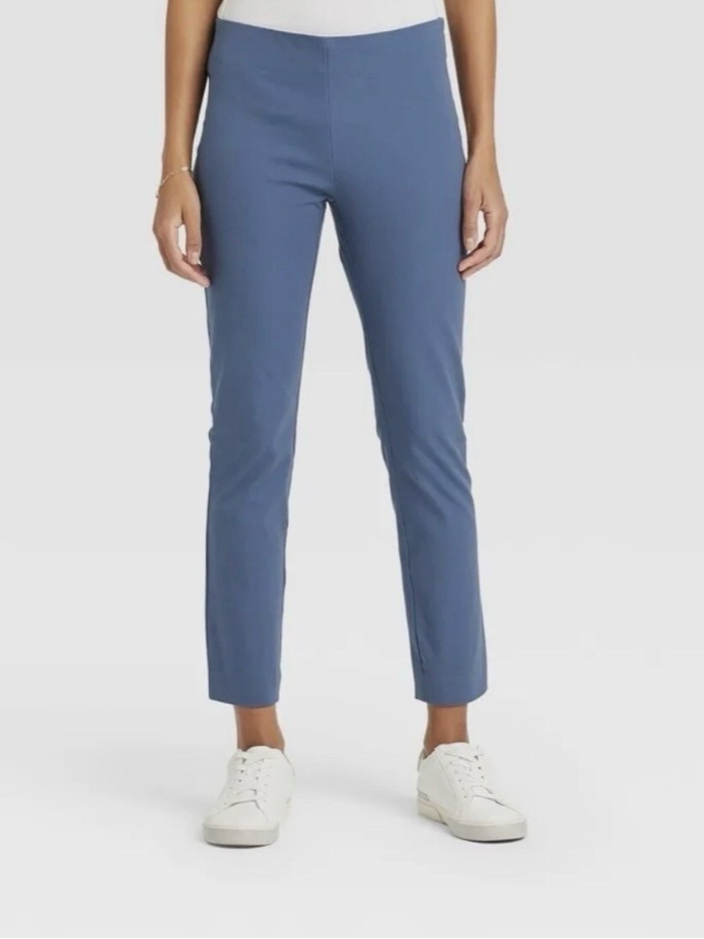 A New Day Women’s Blue Slim Ankle Capri Pants, Size 10R